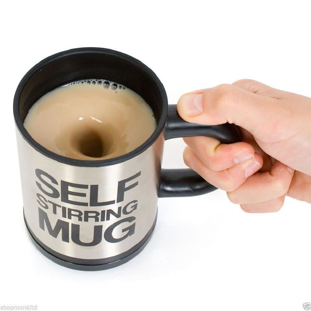 Lazy Auto Self Stiring Mug Coffee Tea Mixing Cup Work Office Novelty Gift New