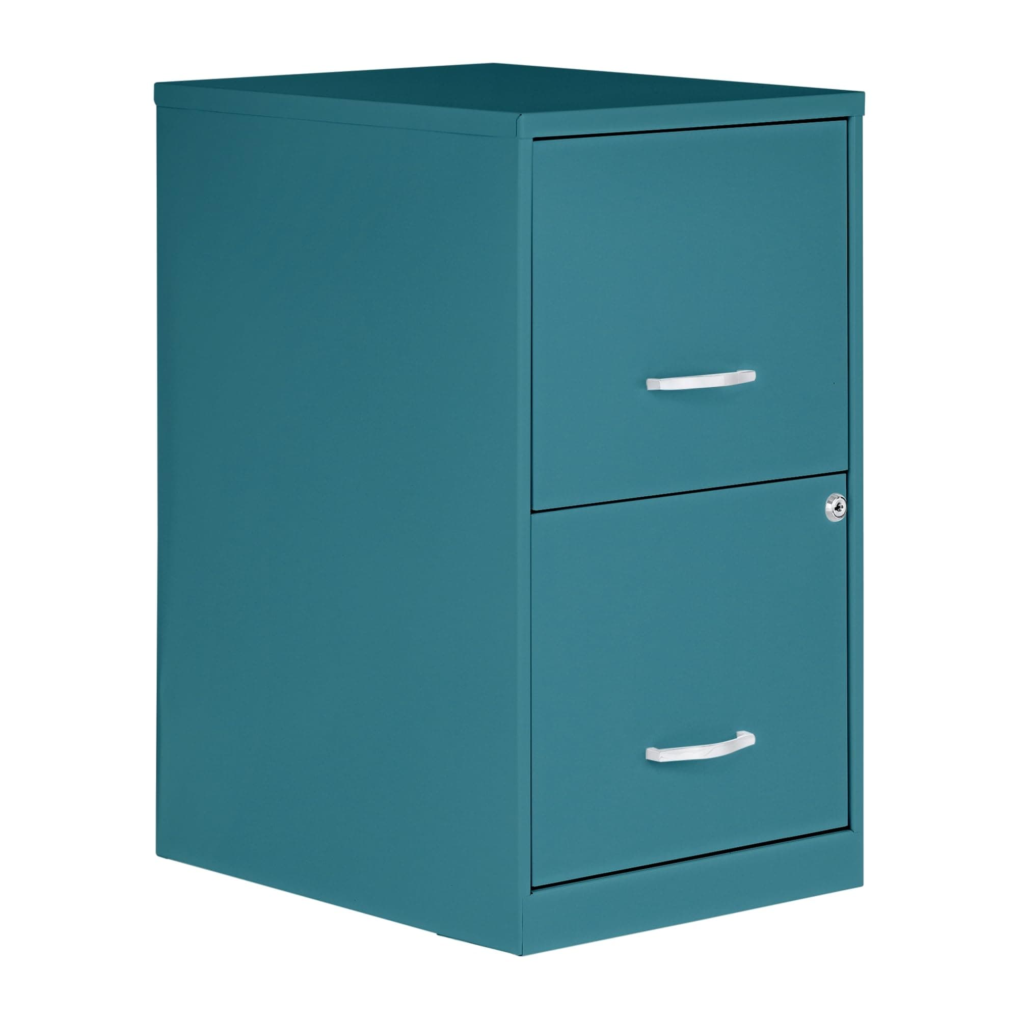 2 Drawer Locking Filing Cabinet | Pre-Assembled Steel Construction | Space-Saving Design is Perfect for Home and Small Office | Letter-Size | Assembled in North America