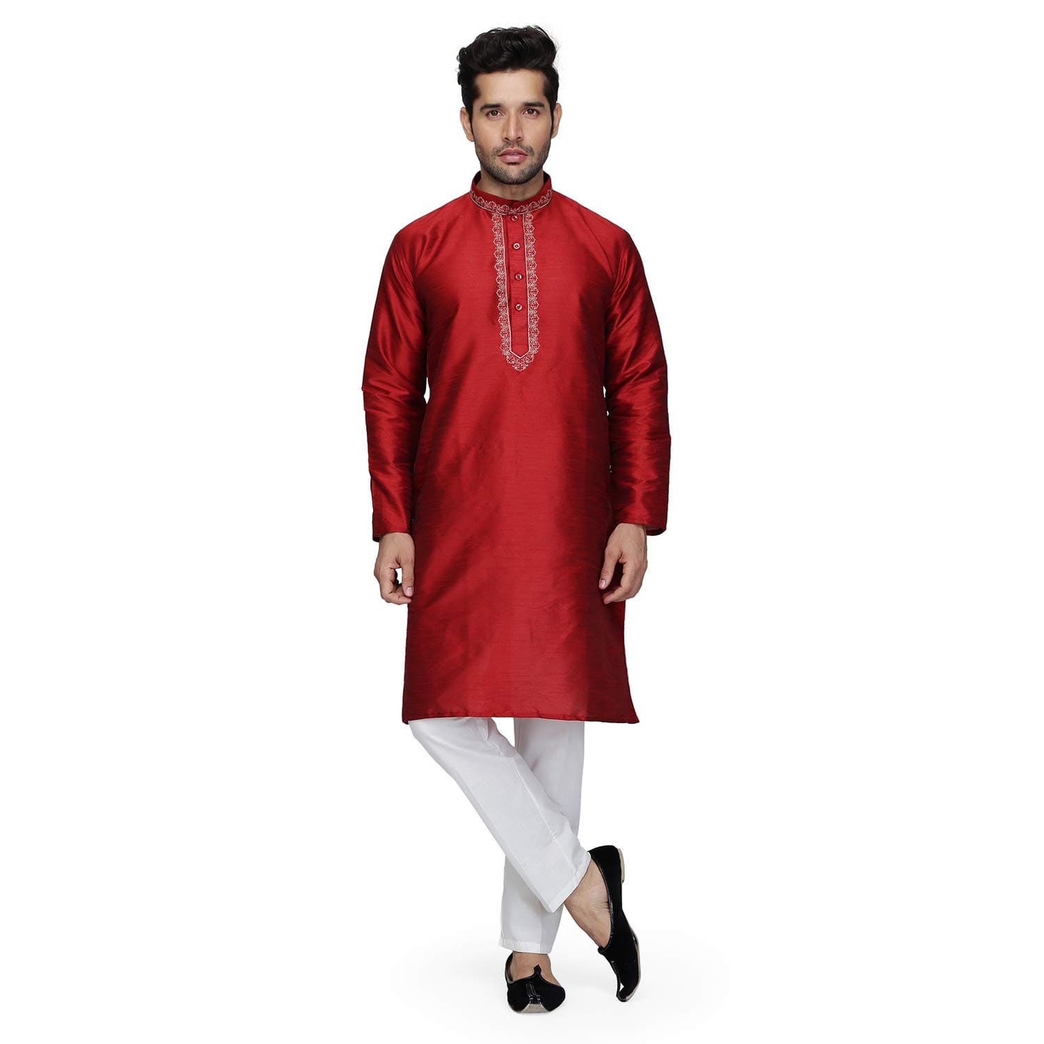 Royal KurtaMens Silk Blend Kurta Pyjama