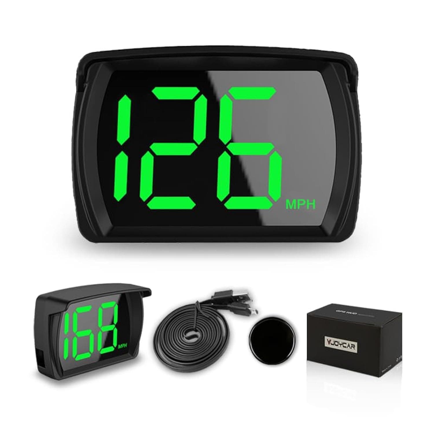 Universal HUD GPS Speedometer Digital Speed Meter Head Up Display for Cars Trucks USB Plug and Play KMH MPH New Car Accessories Electronics Factory Direct Offer Low Cost