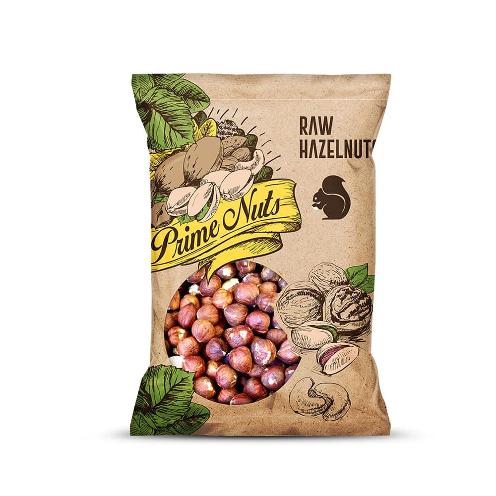 Prime Nuts Raw Hazelnuts | 175 gm | Rich in Vitamin E & Magnesium | High in Protein & Antioxidants | Dietary Fibre | Healthy Immune System | Healthy Ready-to-Eat Snacks