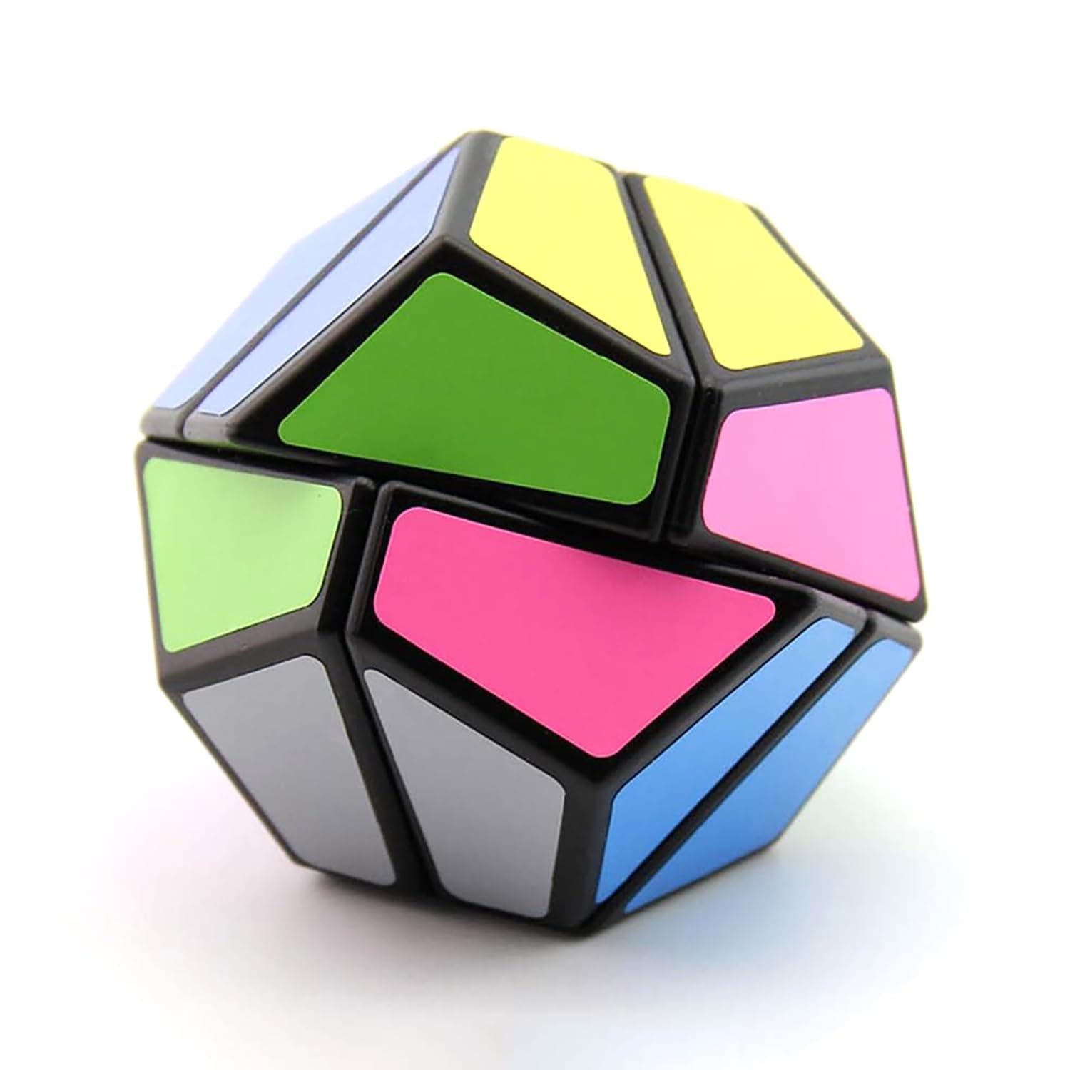 2-Layered 2x2 Megaminx Cube Sticker 2×2 Pentagonal Dodecahedron Speed Cube Puzzle Toys Brain Teasers