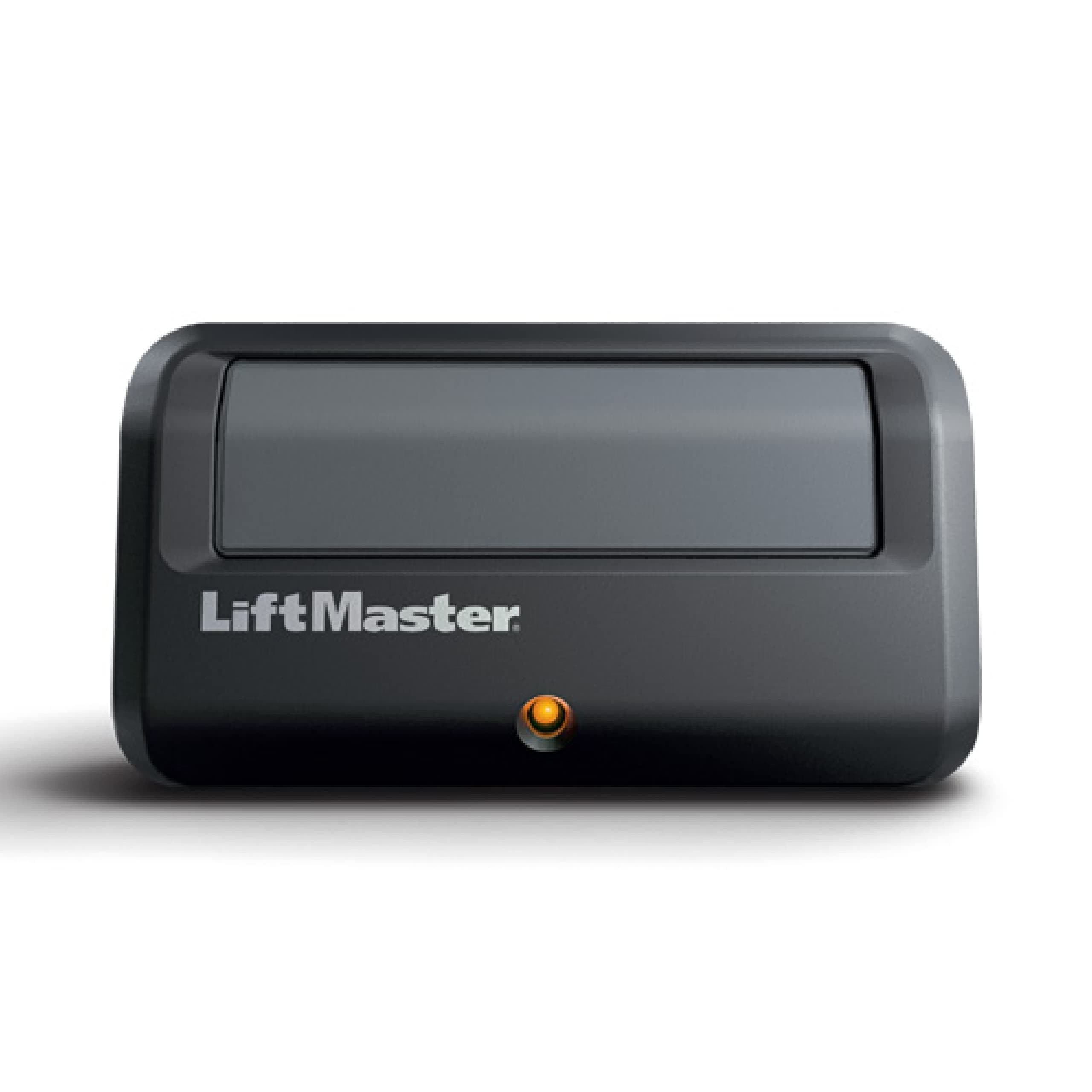 891LM Security+ 2.0 1-Button Gate Operator Remote Control with Visor Clip - Compatible only with Security+ 2.0 LiftMaster gate openers with Yellow Round Learn Button and Yellow Antenna