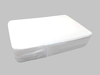 The House Of Emily Bed Bug Proof Protector Mattress Encasement Cover Zippered Anti Dust Mite Breathable Total Mattress Protection (Single 36" x 75" + 8" depth) White