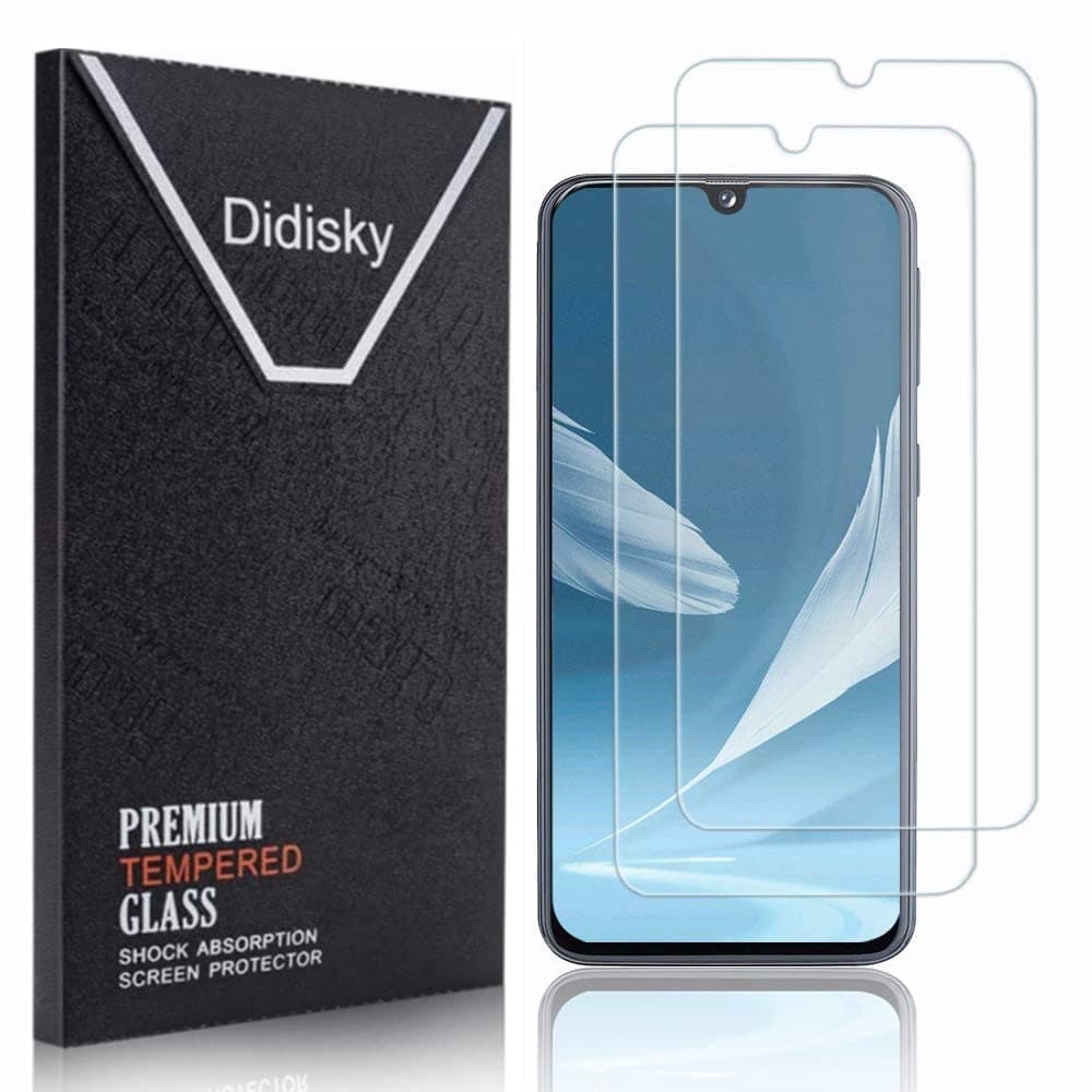 Didisky [2 Pack Tempered Glass Screen Protector for Samsung Galaxy A40, Anti Scratch, 9H Hardness, No Bubbles, High Definition, Easy To Apply