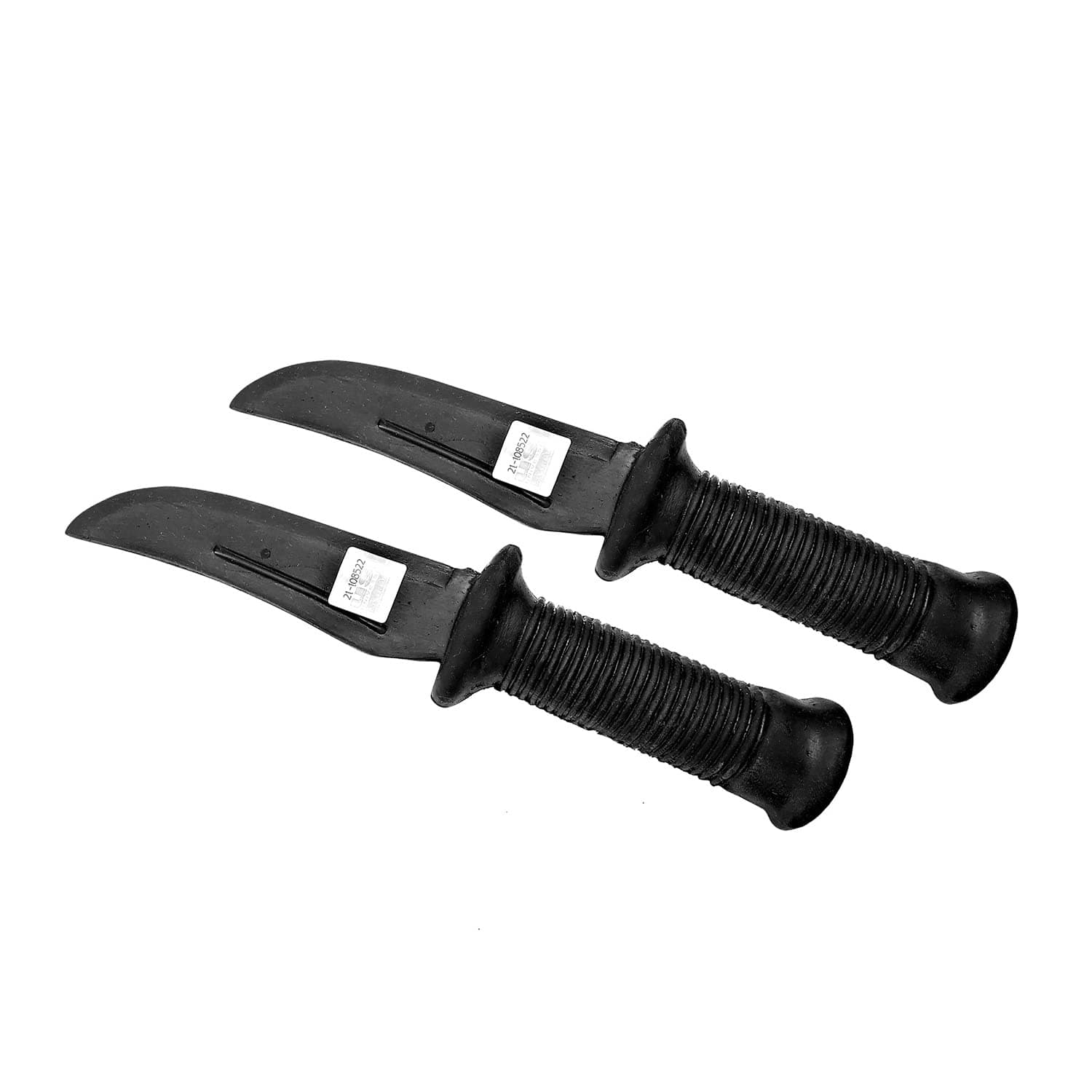 USI UNIVERSAL KN Training Rubber Knife For Martial Arts Training & Practice, Ideal For Training Against Real Knife Attacks (Black, Pack of 2Pc)