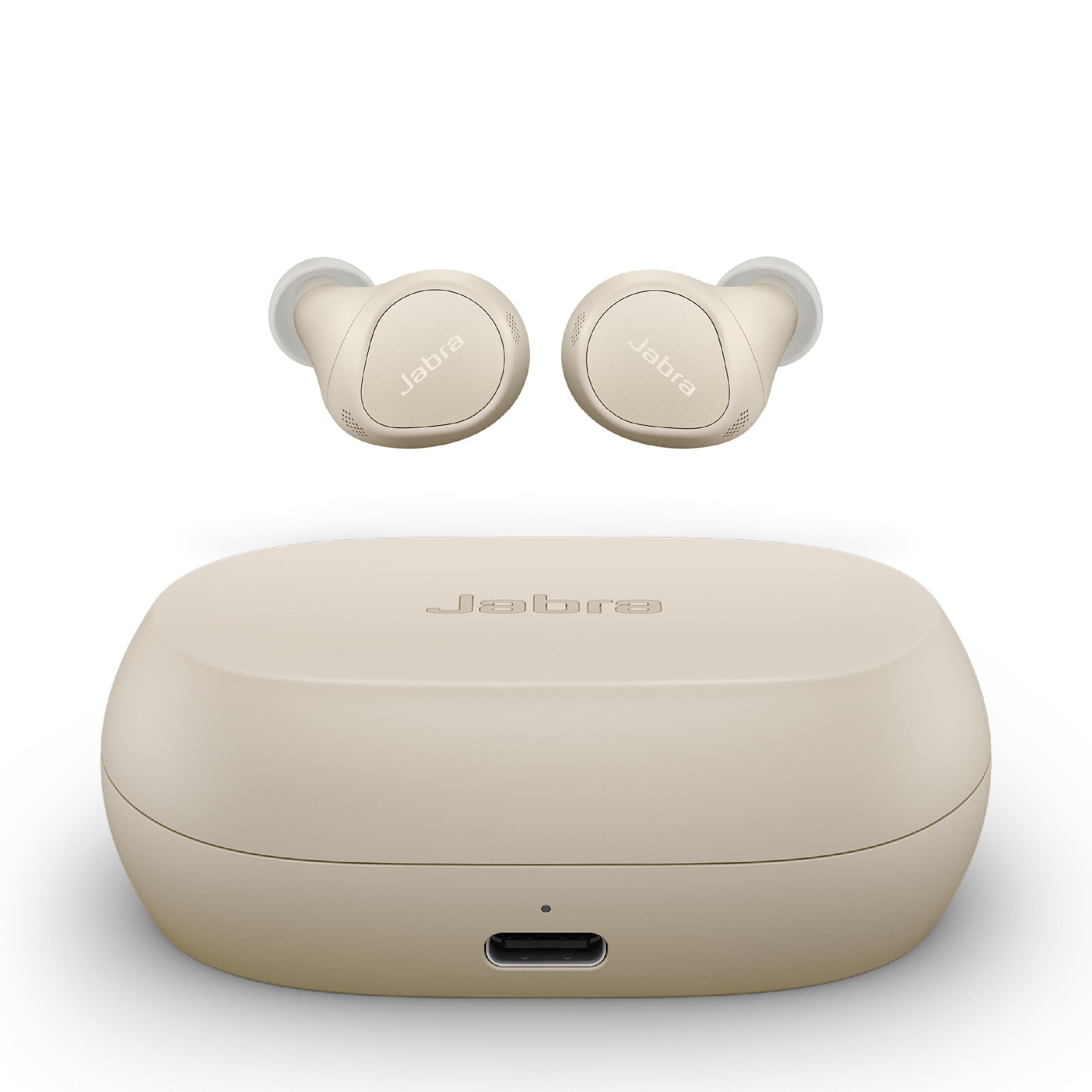 Elite 7 Pro in Ear Bluetooth Earbuds - Adjustable Active Noise Cancellation True Wireless Buds in a Compact Design MultiSensor Voice Technology for Clear Calls - Gold Beige