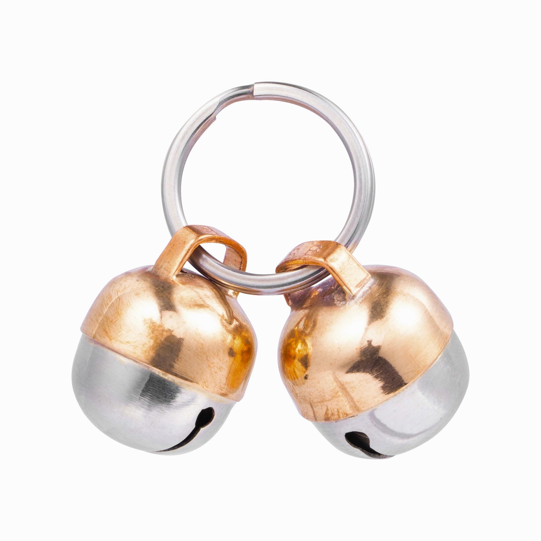Beau's Bells 2 Extra Loud Cat & Dog Bells | Pet Tracker | Save Birds & Wildlife Handmade Copper (Small)