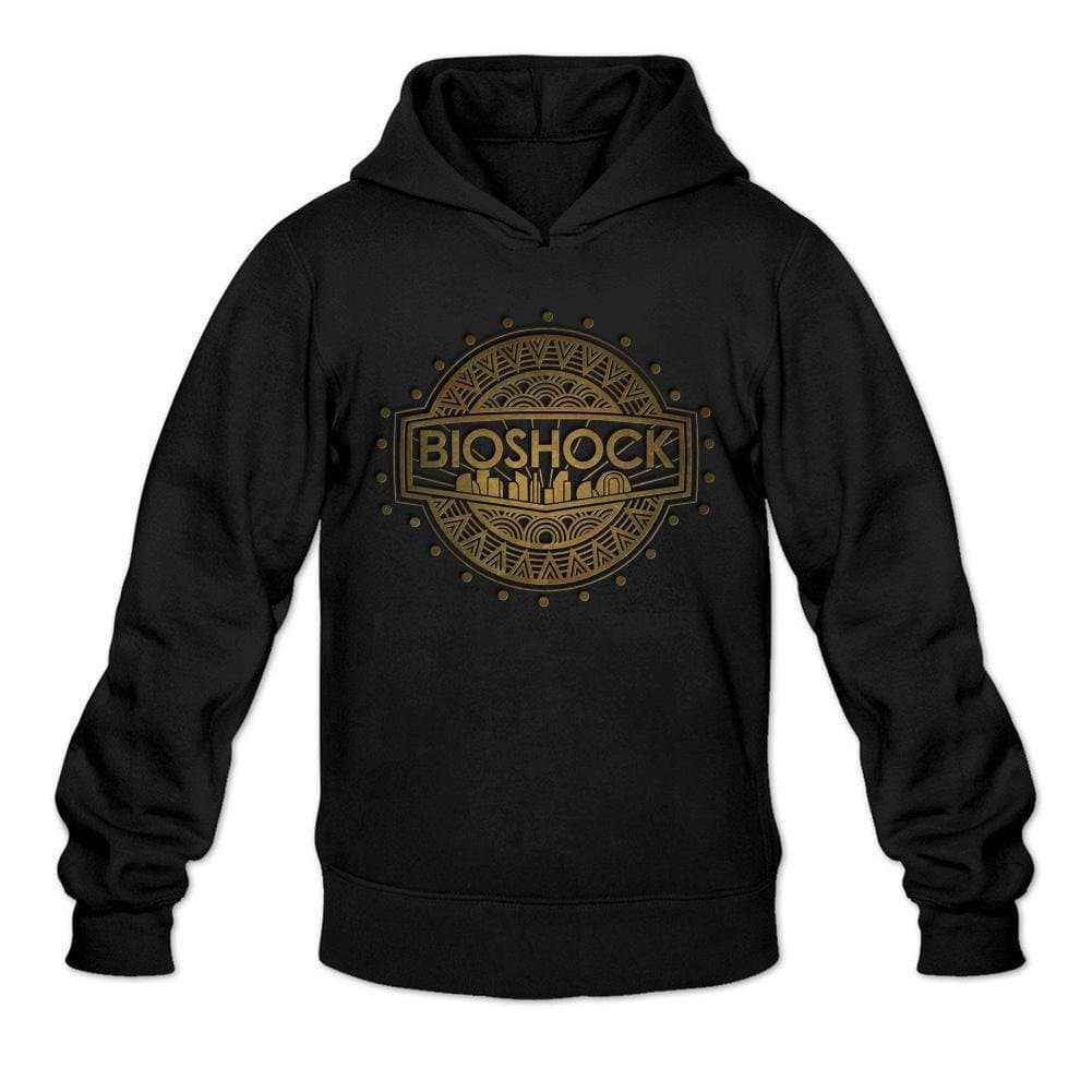 Custom Men's Bioshock Logo Printed Sweatshirt Pullover Hoodie