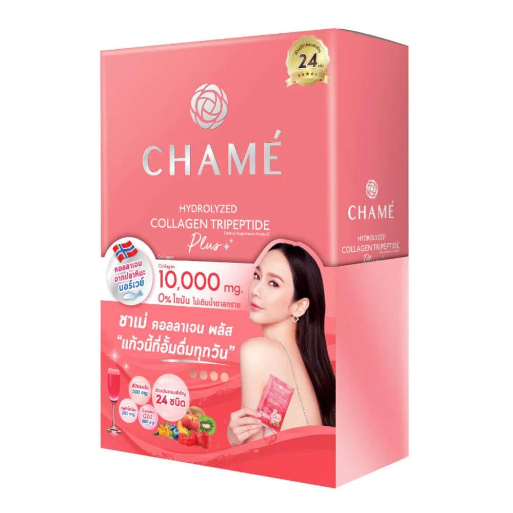 TH Chame Hydrolyzed Colla Tripeptide Plus 10,000 mg. (10 Sachets) Ready2White