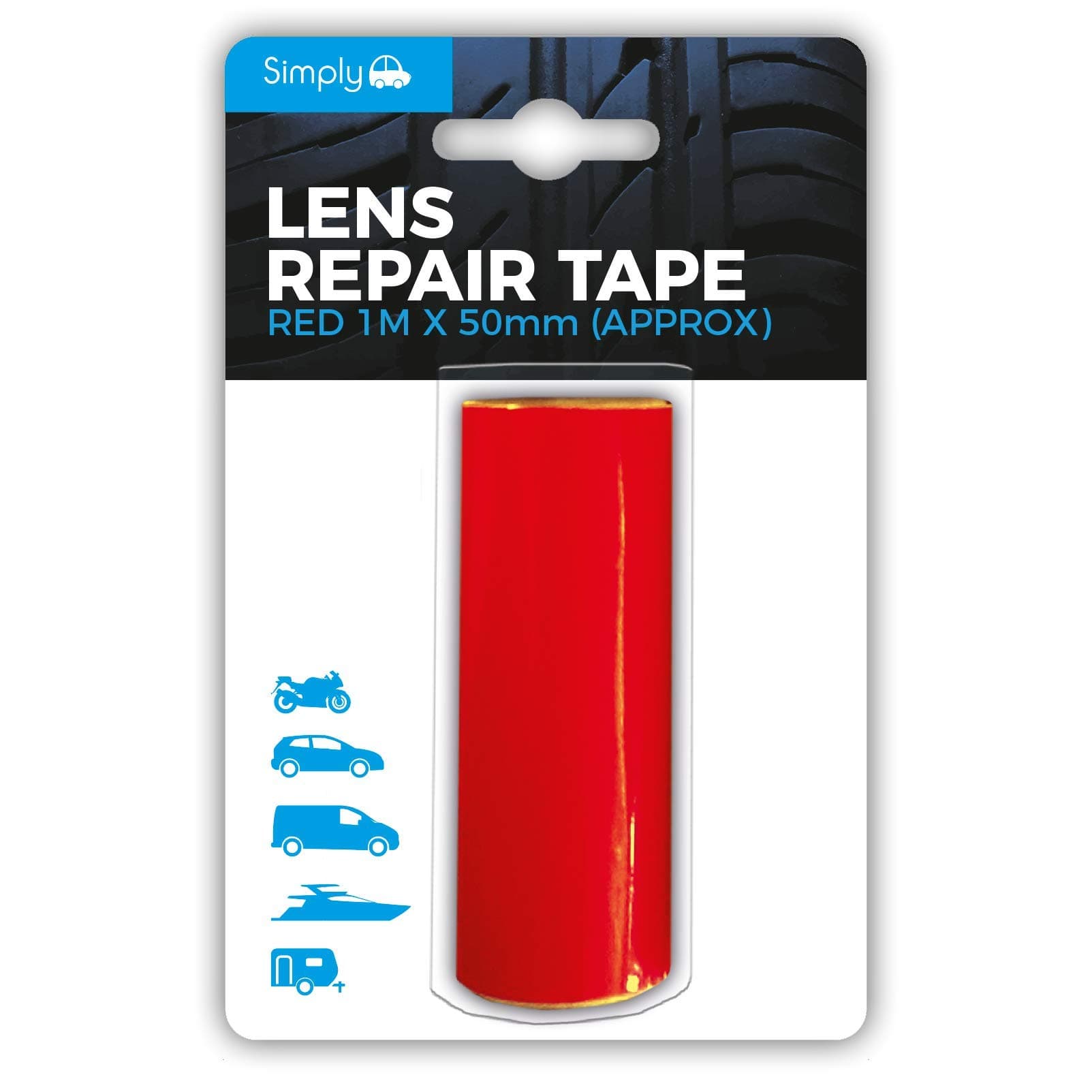 2253 Lens Tape, Red