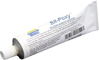 Smooth-On SIL-Poxy Silicone Adhesive - 3 Ounce Tube