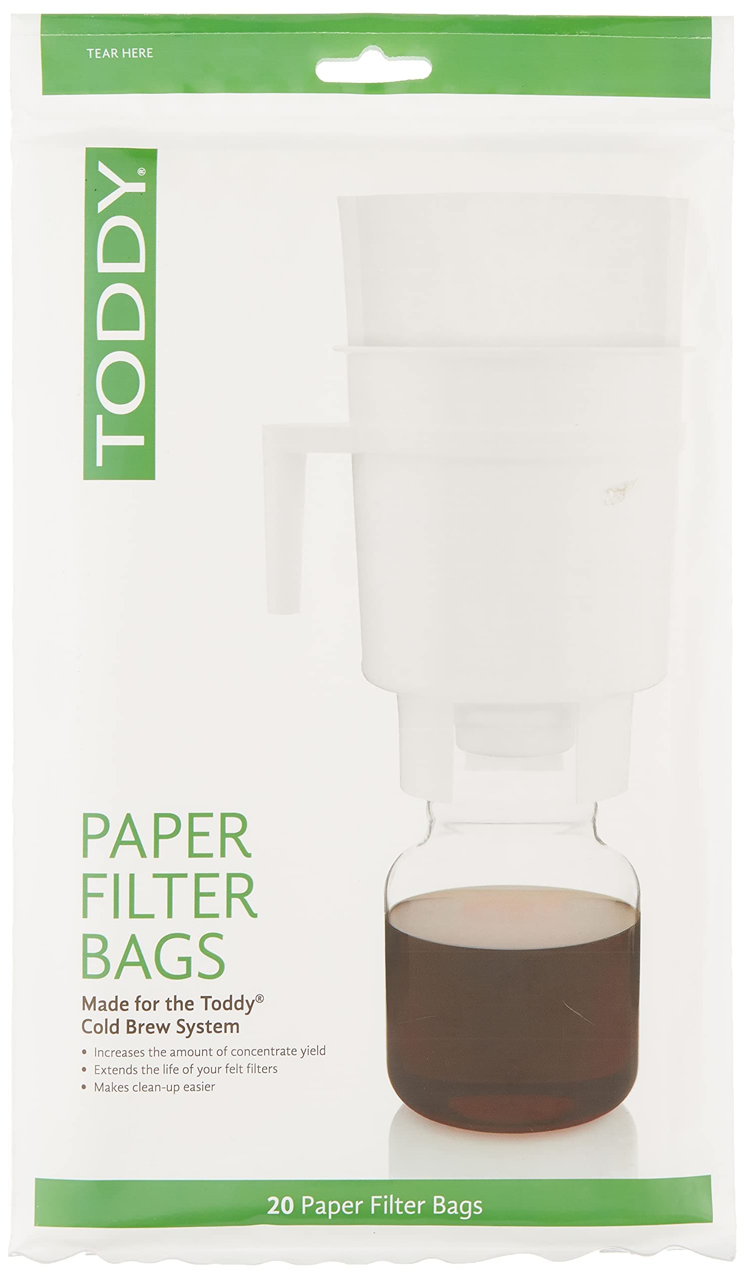 Cold Brew System Home - Paper Filter Bags