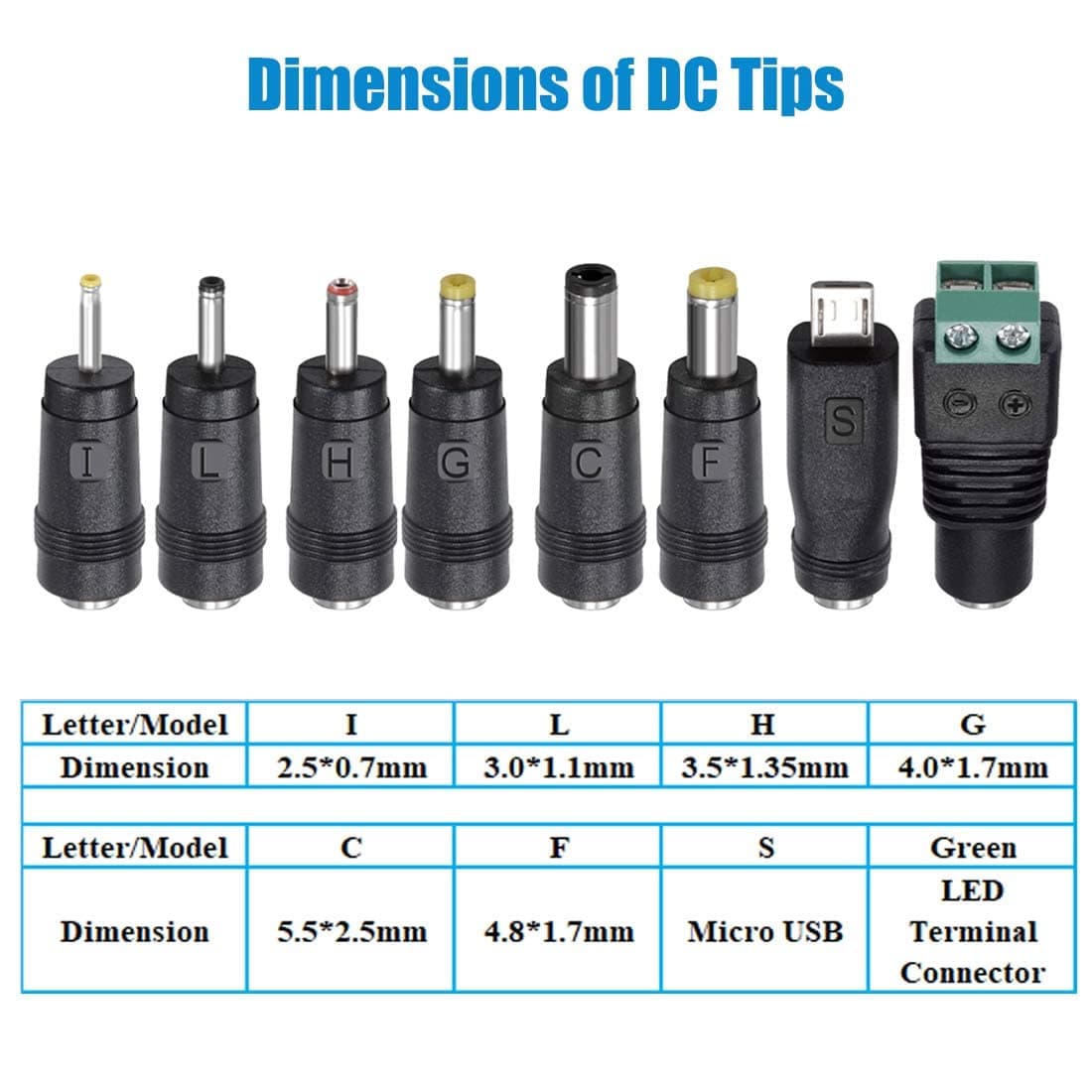 [Upgraded Version] SoulBay Universal AC/DC Adapter Multi Voltage Regulated Switching Power Supply with 8 Selectable Adapter Plugs for 3V to 12V Home Electronics, Maximum 2Amp