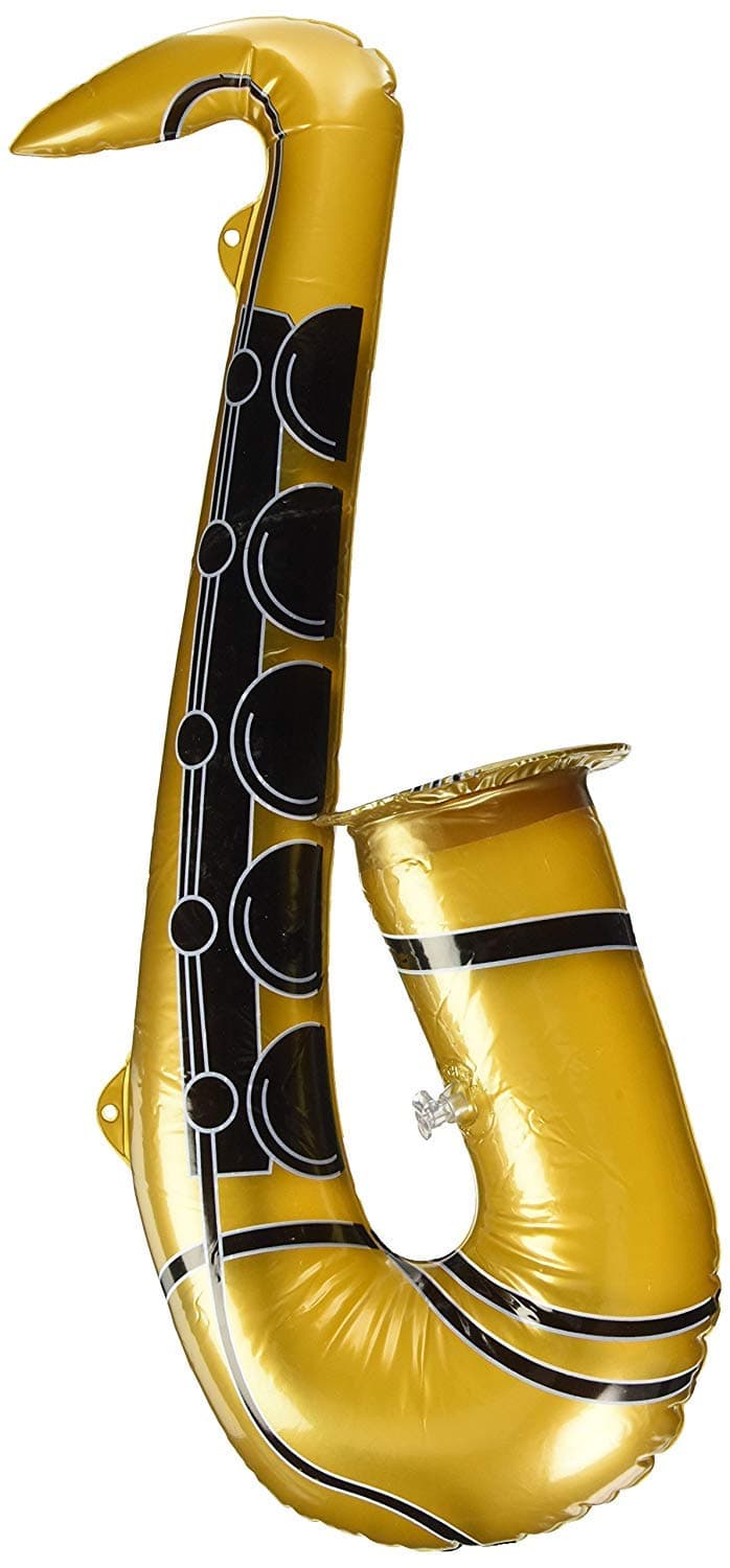 Inflatable Saxophone Gold