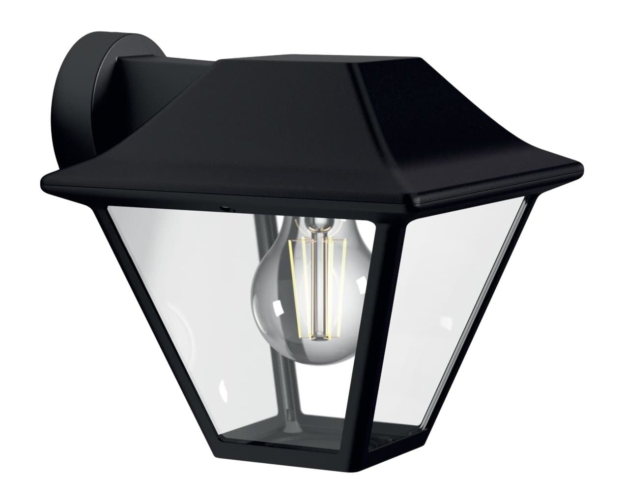 Philips "myGarden Alpenglow" Down Wall Lantern Bulb, Black, E27, 60 Watts