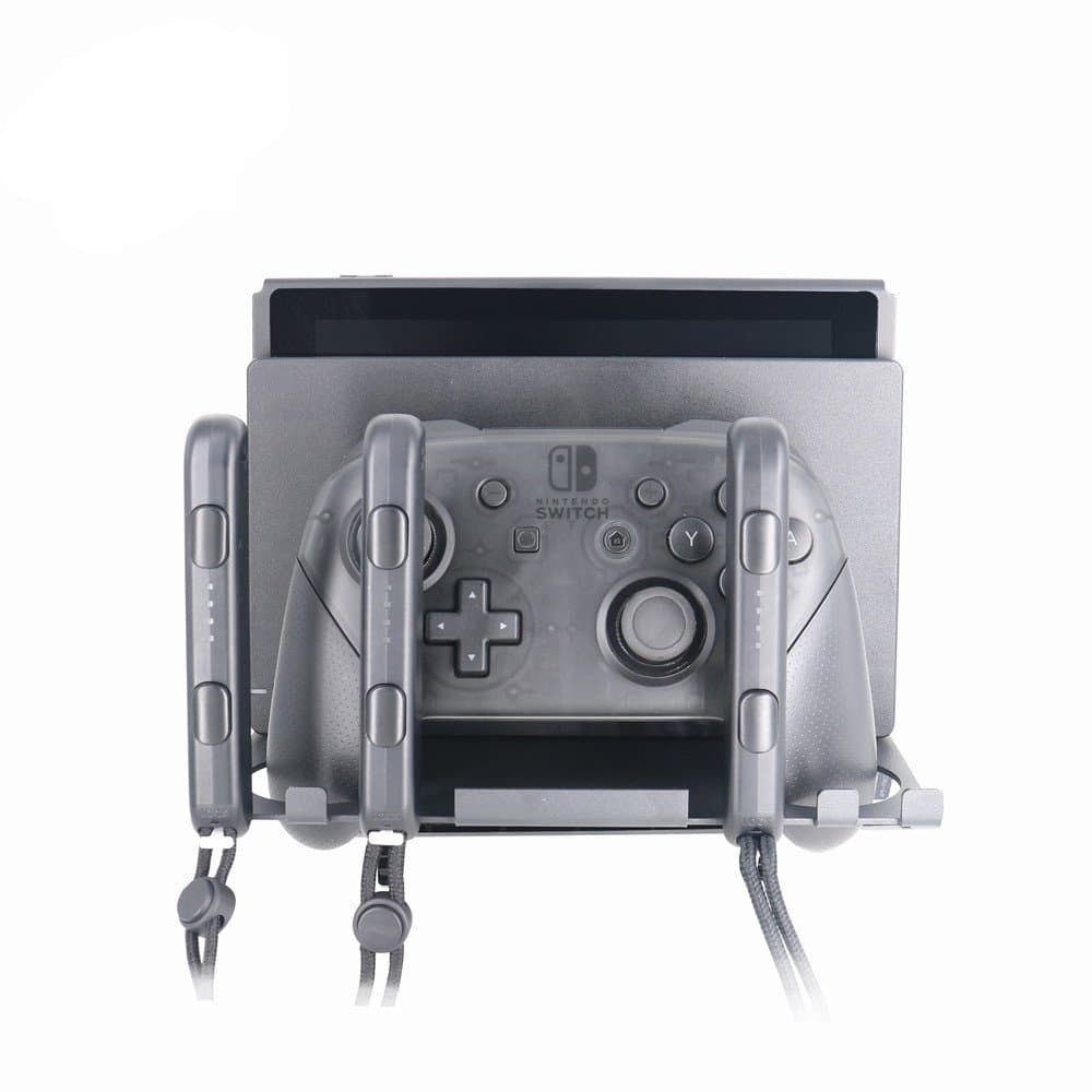 ENCHICAS Wall Mount for Nintendo Switch Dock, Pro Controller and Joy Con Strap