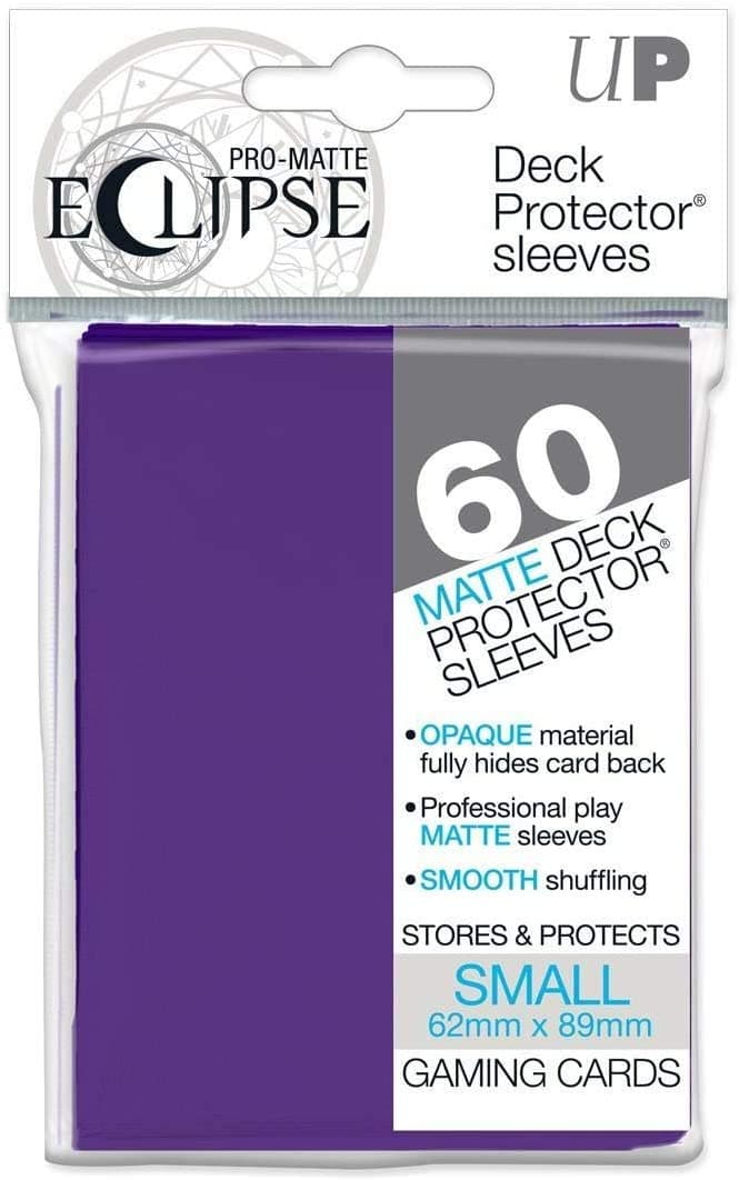 Ultra Pro Sleeves: - Small - PRO-Matte Eclipse (x60) - Royal Purple