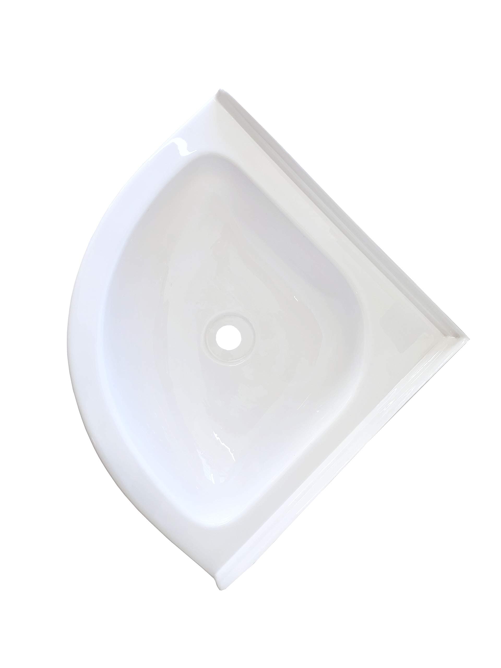 Mini Corner Basin Sink For Caravan Or Camper Van - White