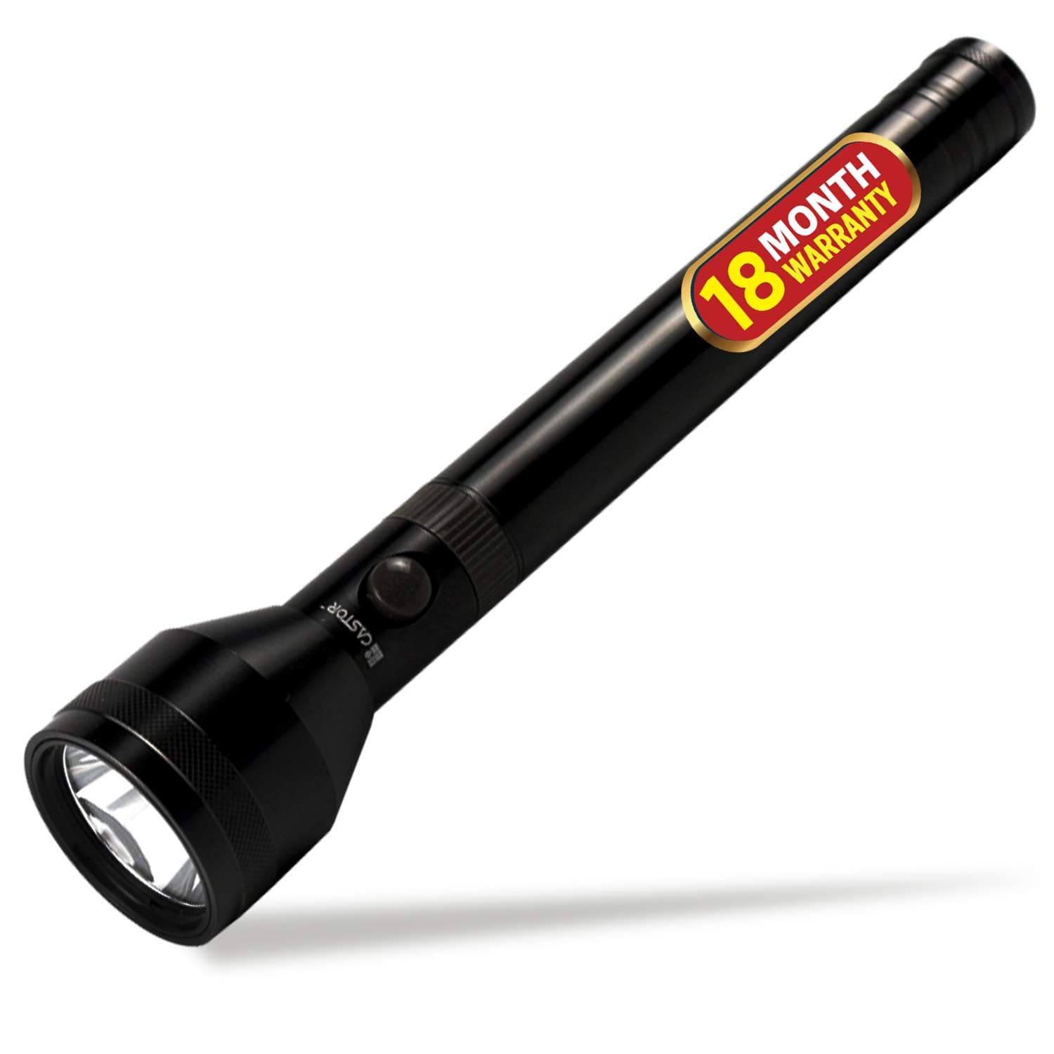 0466Q Rechargeable Flashlight Torch (Black 0466Q)