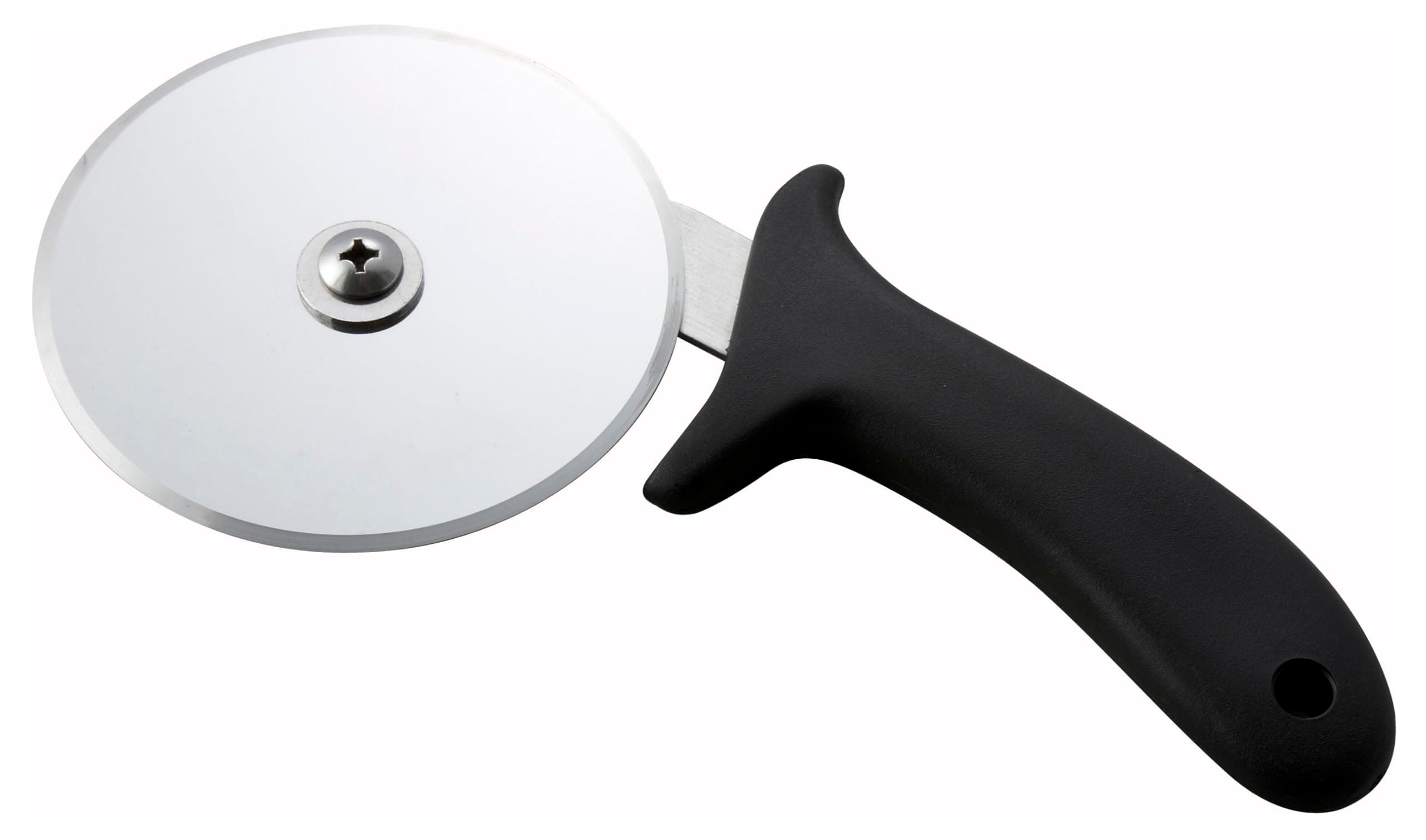 Winco Pizza Cutter, 4"Dia Blade, Black PP Hdl