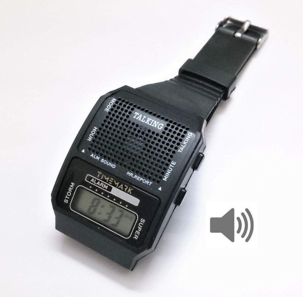 Digital Talking Watch – Voice in Spanish – Visual Disability – Unisex