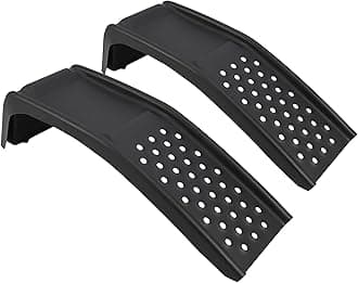 Car Ramps Set 8000lbs Auto Ramp, Max Lift Height 8 inch,Set of 2 Ramps (Black, 36.42" L x 13.39" W x 11.81" H)