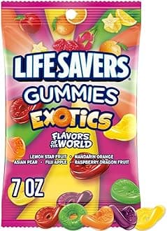 Exotics Gummy Candy, 7 oz Bag