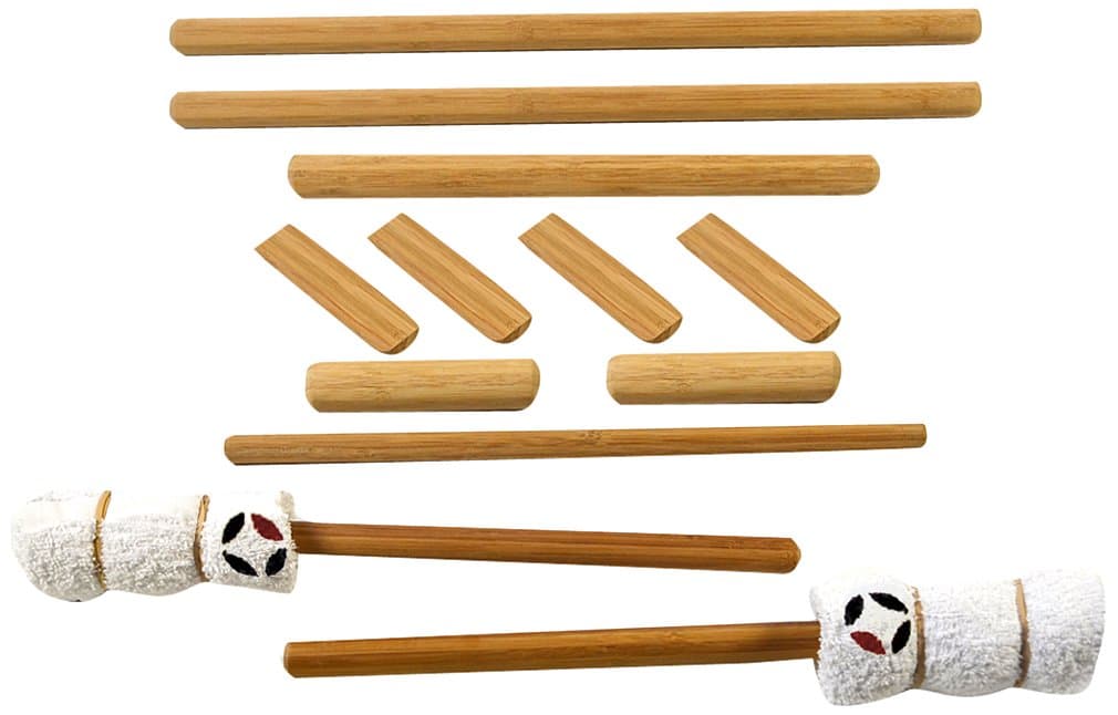 Vulsini Bamboo Massage Stick Set - Pieces by Vulsini