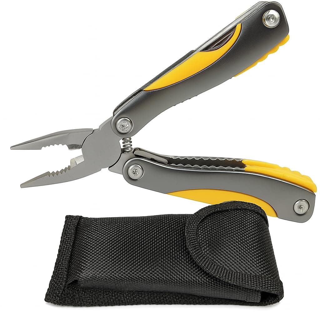 Multitool Pliers - 14-in-1 Stainless Steel Multi Tool Pocket Knife with Screwdriver, Bottle Opener, Wire Cutter, and Saw - Portable Survival Gear for Camping, Hiking, Emergency, and DIY
