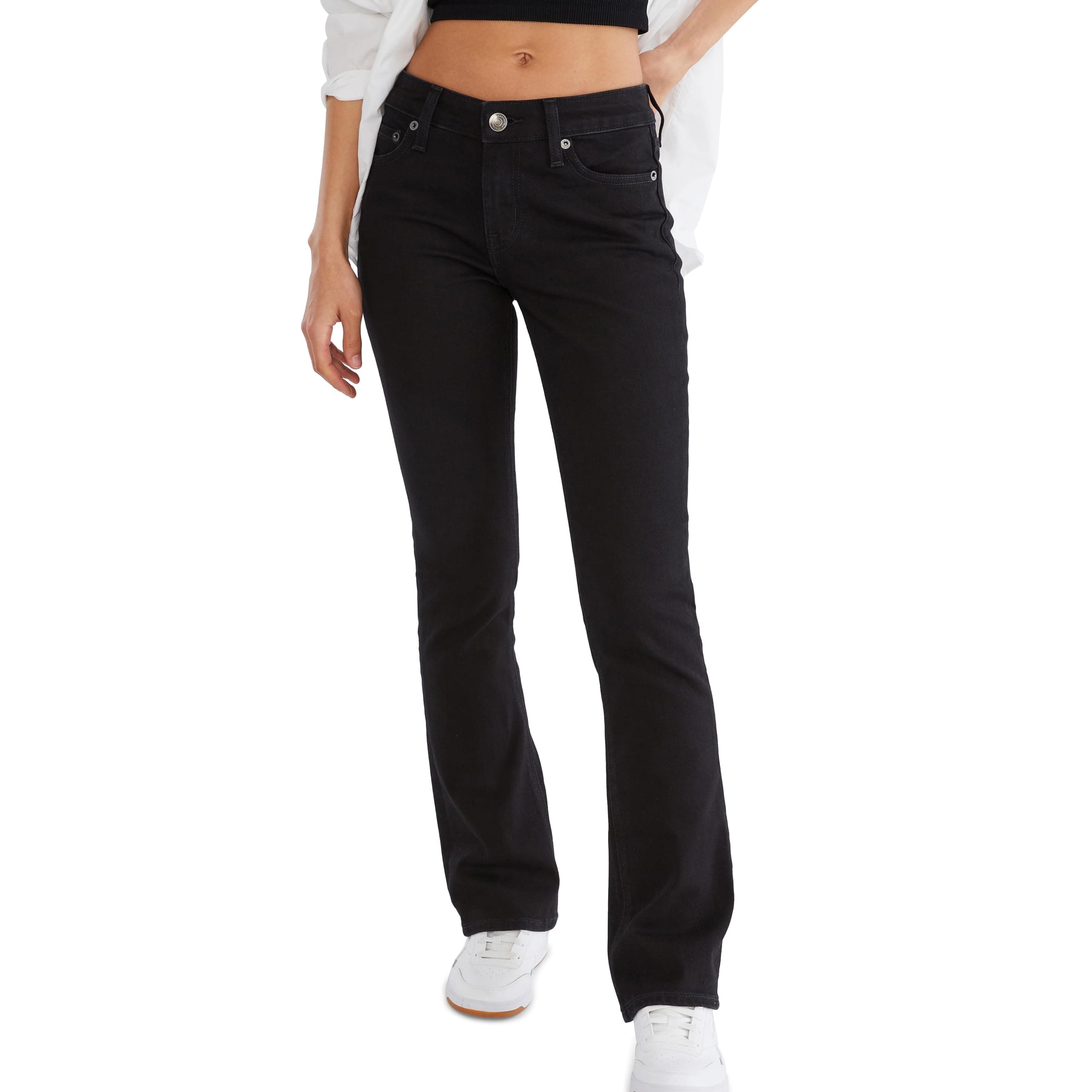 Womens Aero Mid Rise Bootcut Jean