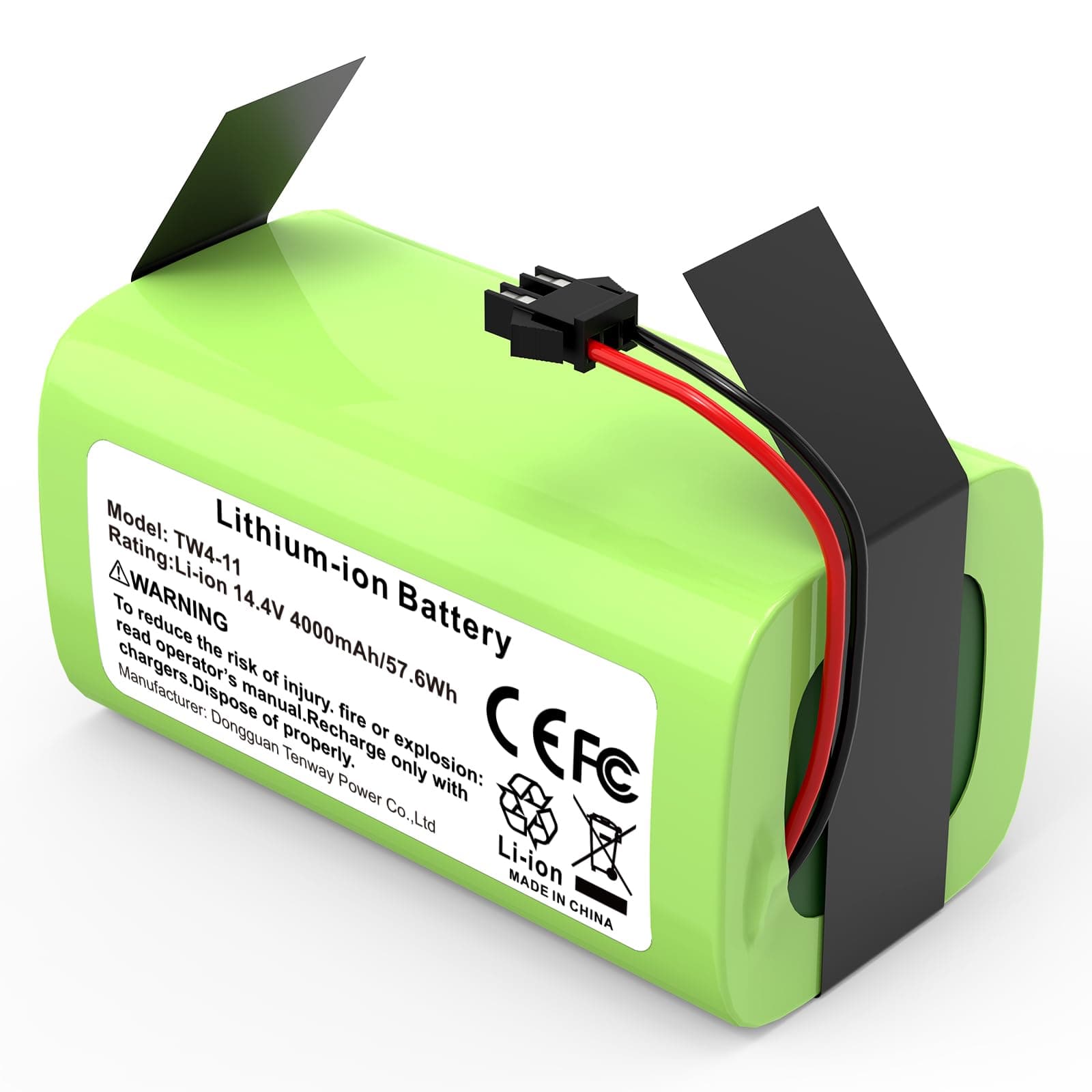 4000mAh 14.4V Replacement Battery for Ecovacs for Deebot N79 N79S DN622 Eufy RoboVac 11 11S 11S MAX 12 15C 15C-MAX 15T 30 30C 30MAX 35C Shark RV750 RV720 RV700 Battery Pack