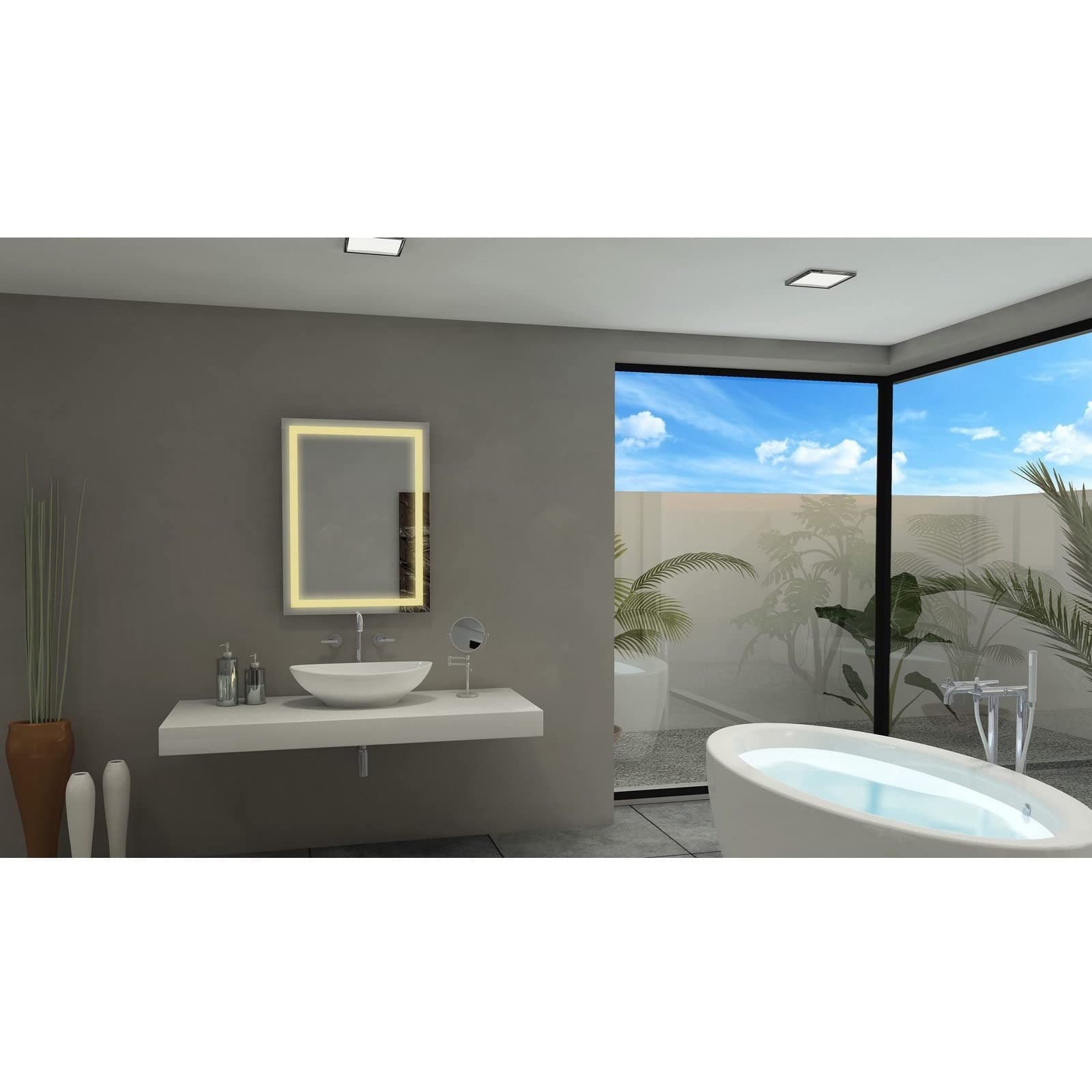 IB MIRROR Lighted Bathroom Mirror Harmony 70 In X 32 In 3000 K