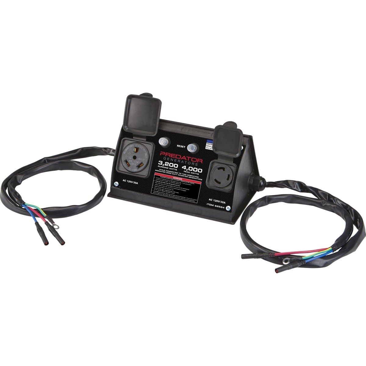 RV Ready Parallel Kit 3 AMPS; •Two 125V 30A outlets in Weather-Resistant housing