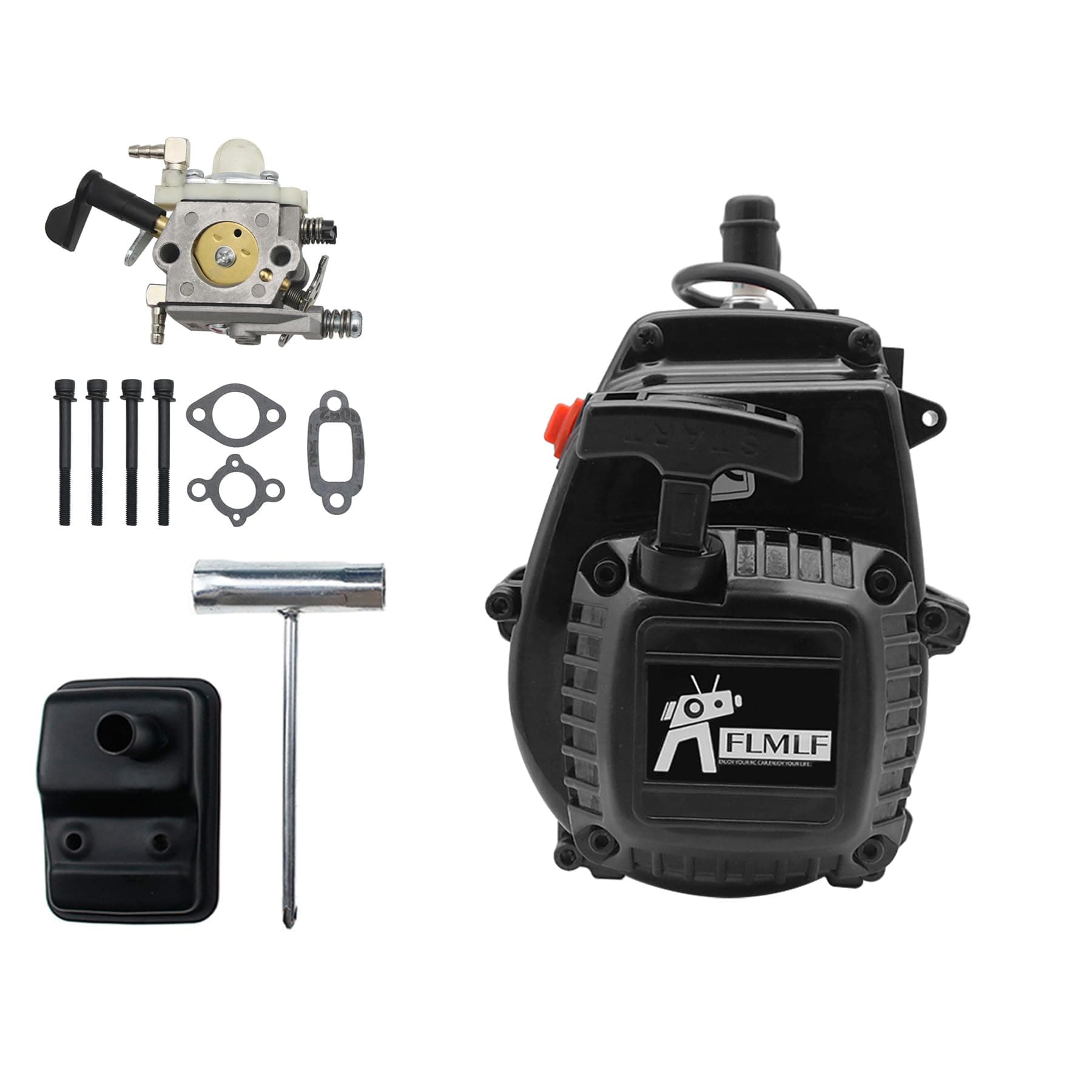 FLMLF 32CC 2-Stroke Engine (Standard) for 1/5 HPI Baja 5B 5T SS 5SC FG Monster Truck Buggy Redcat Car HSP Rovan