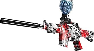 - Gel Blaster Gun | Automatic Ball Shooter | Safe & Non-Toxic | Fun Outdoor Toy for Adults | Electric Operated | Ideal Birthday & Return Gift (M16A1, 5K Gel Balls)