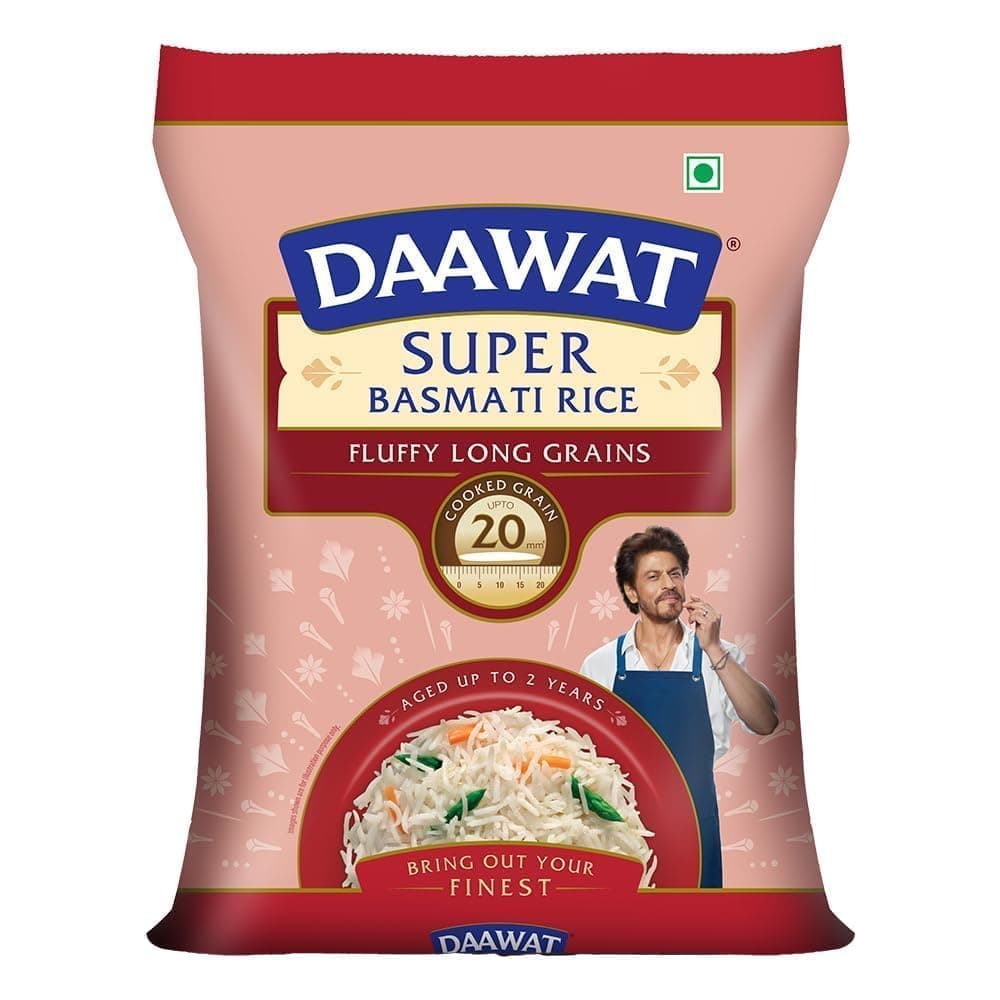 Daawat White Indian Basmatii Rice, 5 Kg