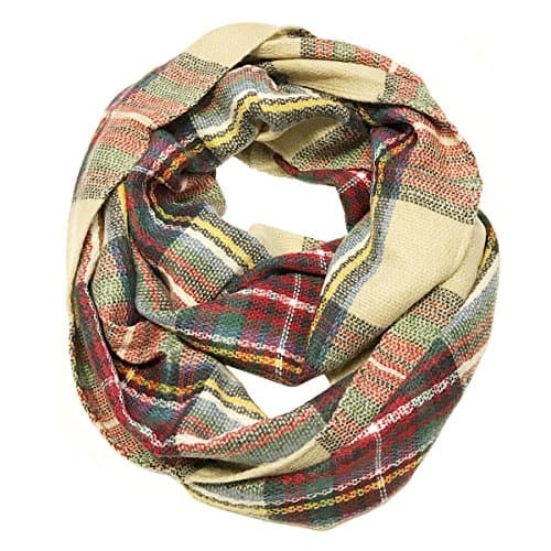Bowbear Soft Touch Winter Warm Tartan Infinity Scarf