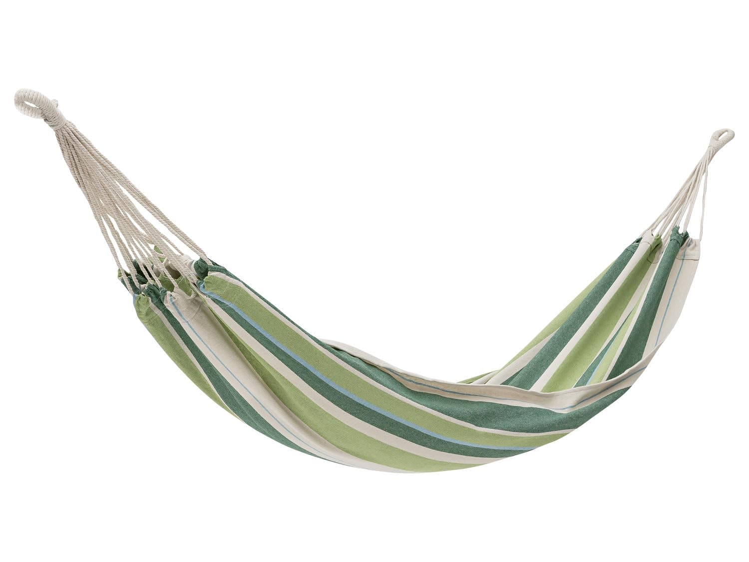 Hammocks Portable Camping Hammock Max Load 150 KG Comfortable Fabric Hammock with Sturdy Knot Tree Straps for Camping, Patio, Backyard, Outdoor Green/White
