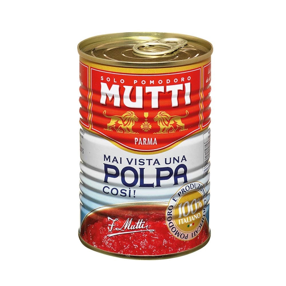 Parma Polpa Finely Chopped Italian Tomatoes • Tomato Pulp for Pasta Sauce, Pizza, Soups & Stews, 14.11 oz ℮ 400 g