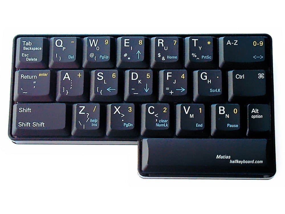 Half Keyboard, Single Handed Keyboard