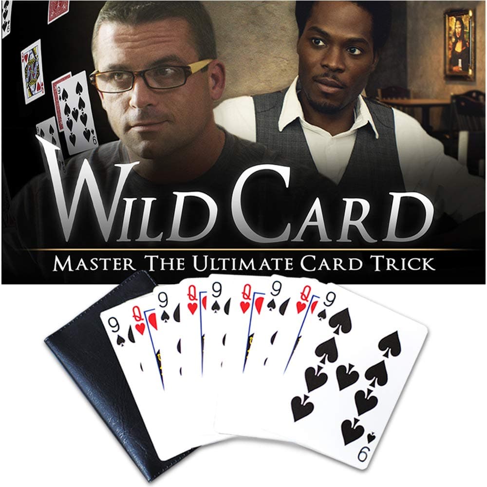 Magic Makers Wild Card Trick Kit - Professional Card Magic Tricks Explained Including Special Magic Cards for Performing