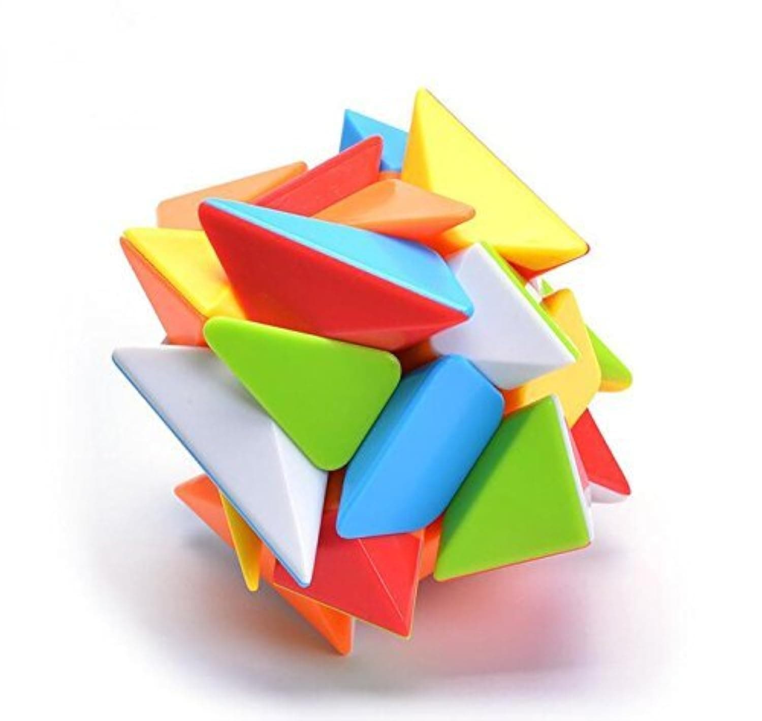 CuberSpeed Axis Stickerless Bright Jingang V2 3x3 Color Magic Cube Speed Puzzle