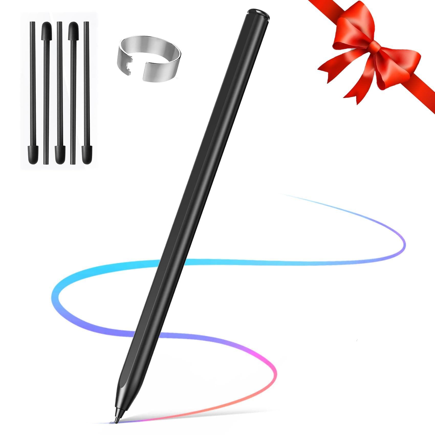 Magnetic Stylus Pen for Remarkable 2 Pen Replacement with Soft Digital Eraser + 5 Tips,Digital Stylus with Eraser for Remarkable,Alternative Marker Plus,4096 Pressure Sensitivity