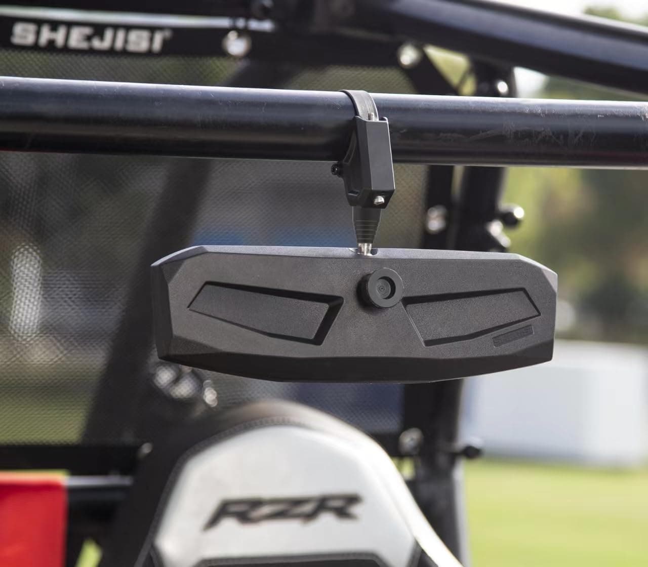 UTV Rearview Mirror for 1.5" to 2.0"Inch Roll Cage, New RZR Mirrors with Simple Adjustment of Viewing Angle, Compatible with Polaris RZR, Can Am Commanders, Honda Pioneer SXS, Kawasaki Mule