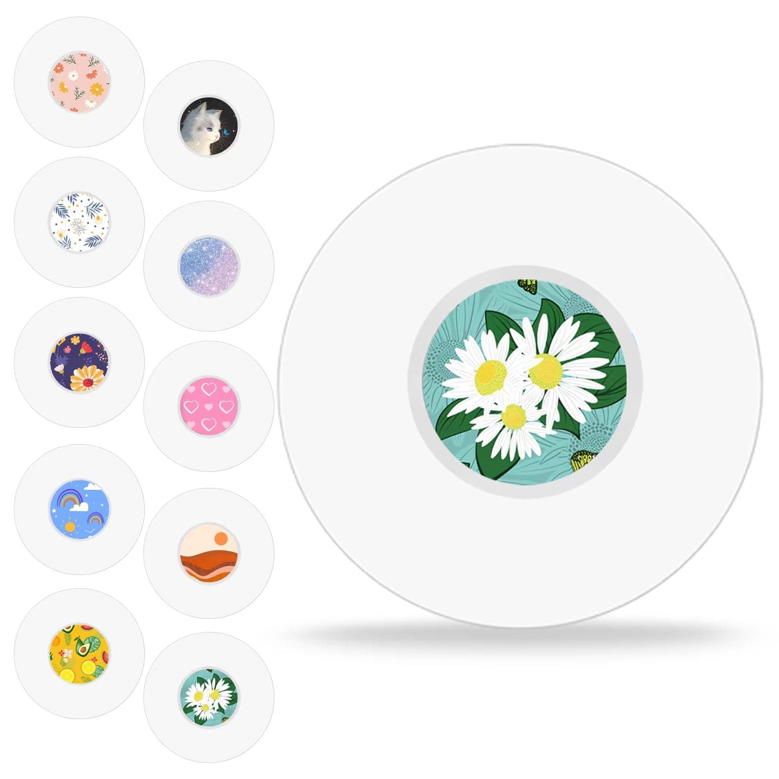 Waterproof Sensor Covers for Libre 3 & Freestyle Sticker Total 40Pack Hypoallergenic Overpatch Tape Transparent Adhesive Patches Lasting to 15 Days Long Stay(Sensor not Included)