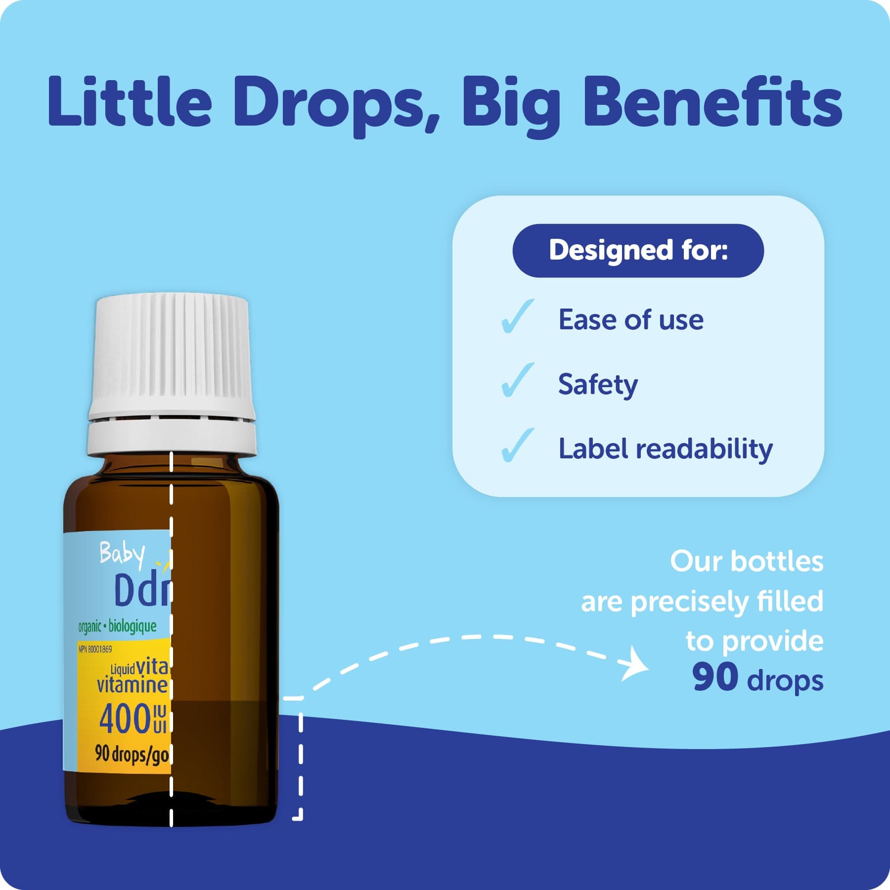 D Drops Baby Liquid Vitamin D (90 Drops)