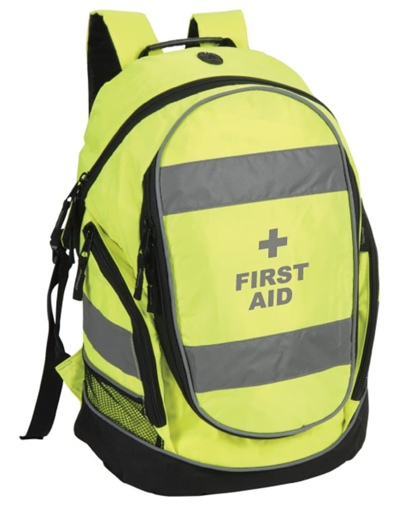 TP Distribution First Aid Hi-Vis Rucksack for First Responder, Paramedic, Ambulance, Medic