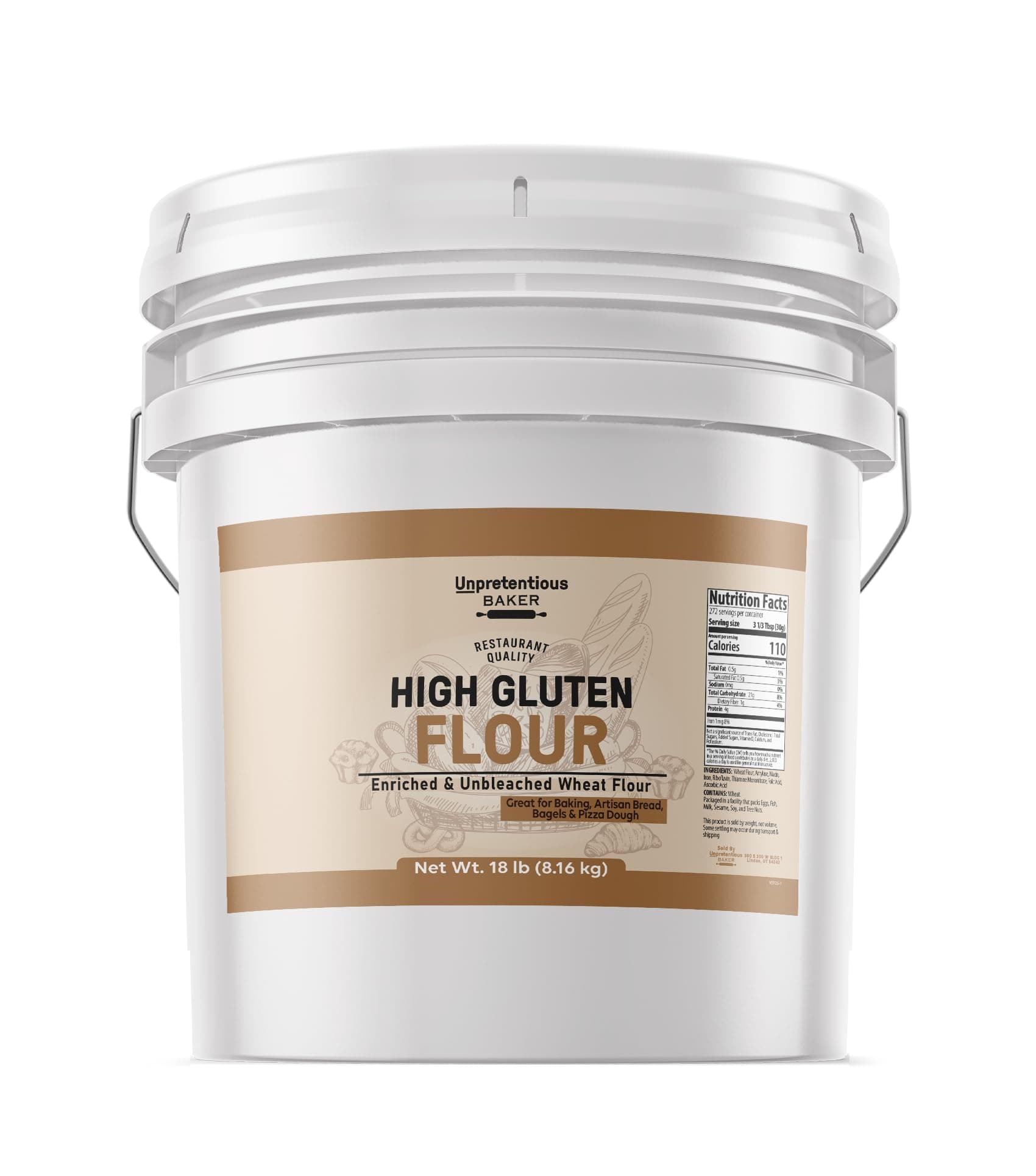 High Gluten Flour 3.5 Gal