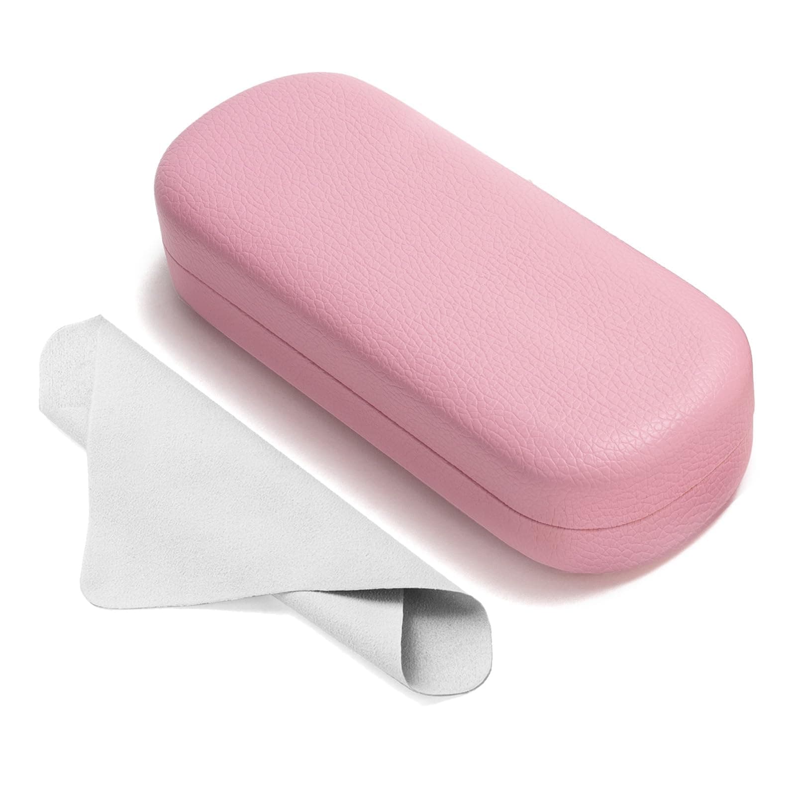 Glasses Case Large Hard Shell Eyeglasses Case PU Leather Protective Case for Sunglasses Eyeglasses